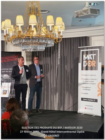 Election des produits du BTP - MAT D'OR 2020